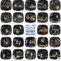 Kalevala Annual Plates (1976-1999) Complete Set by Arabia Finland