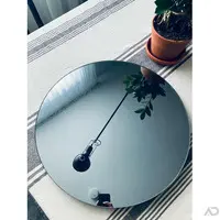 House Doctor wall mirror, 50 cm, gray glass