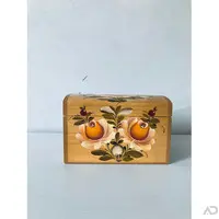 Vintage 1960s wooden jewellery box