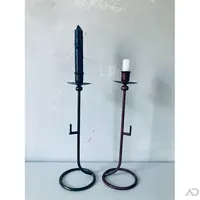 Metallic candle stand